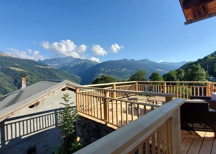 Maison De Montagne Face Aux Arcs